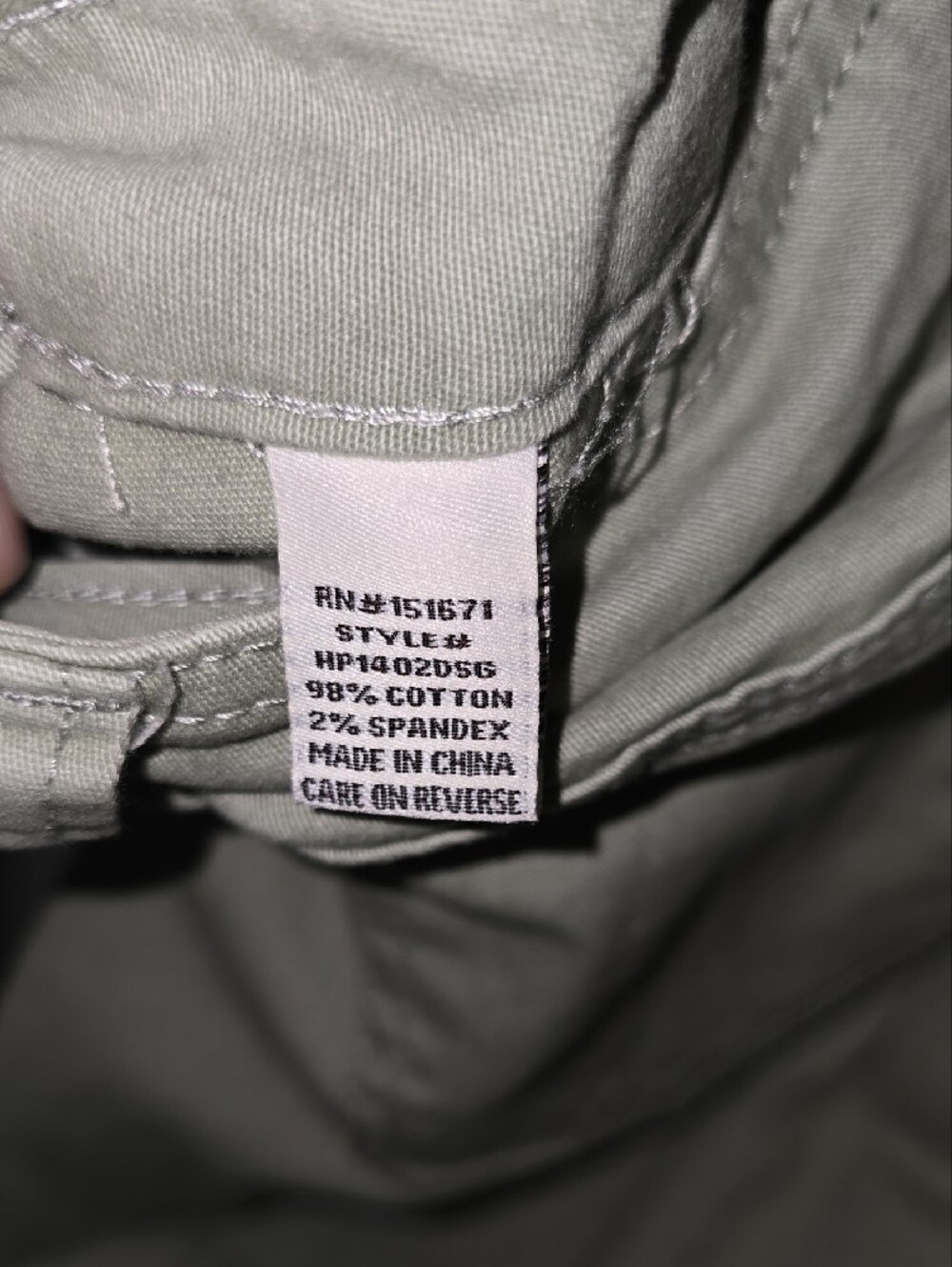 Hot Kiss Light Sage Cargo Pants - Picture 4 of 9